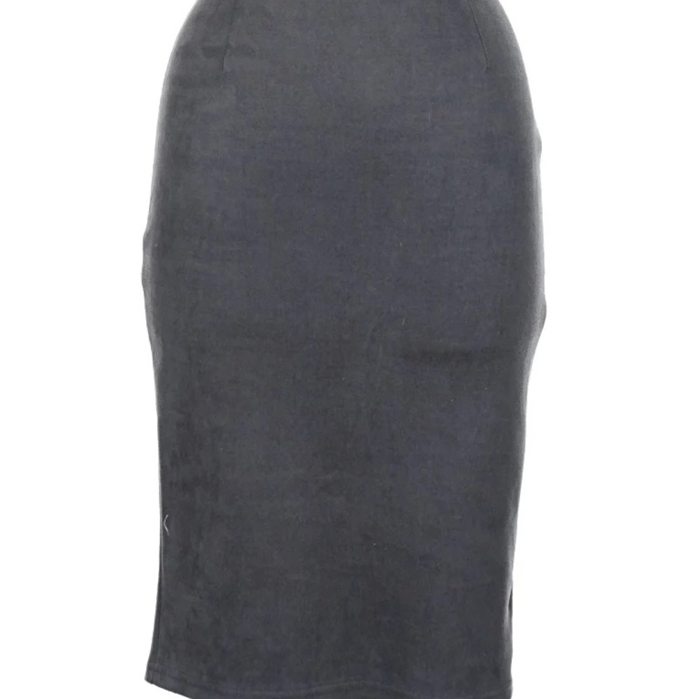 Chic Charcoal Pencil Skirt